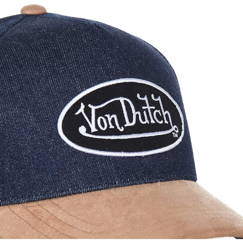 kasketter-buet-marinebla-justerbar-rem-af-von-dutch