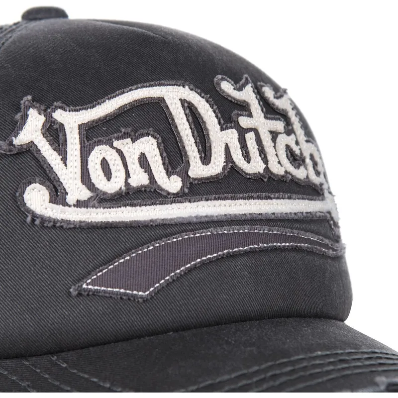kasketter-buet-gra-justerbar-rem-af-von-dutch