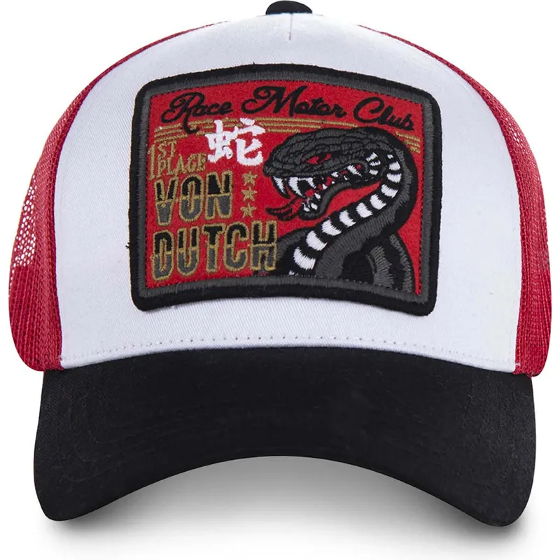kasketter-buet-hvid-snapback-af-von-dutch