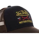 von-dutch-square10-sort-og-brun-trucker-kasket
