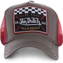 von-dutch-square17-brun-og-rod-trucker-kasket