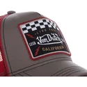 von-dutch-square17-brun-og-rod-trucker-kasket
