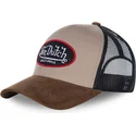 beige-trucker-kasket-suede-fra-von-dutch