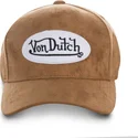 von-dutch-suede5-justerbar-brun-buet-kasket
