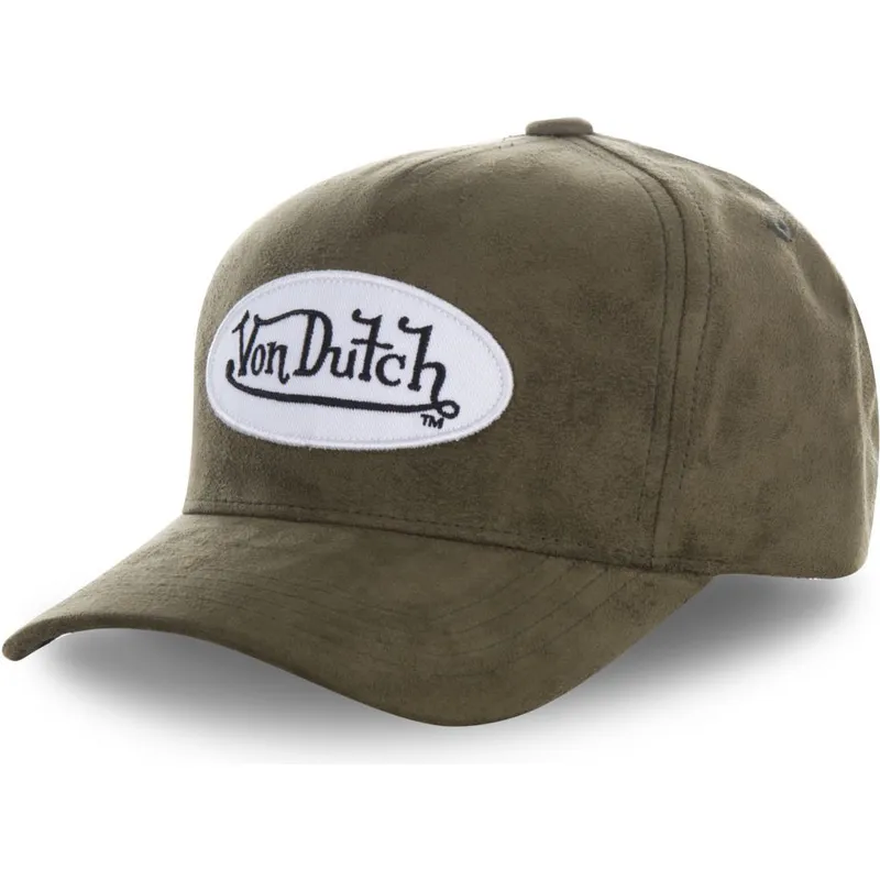 kasketter-buet-gron-justerbar-rem-af-von-dutch
