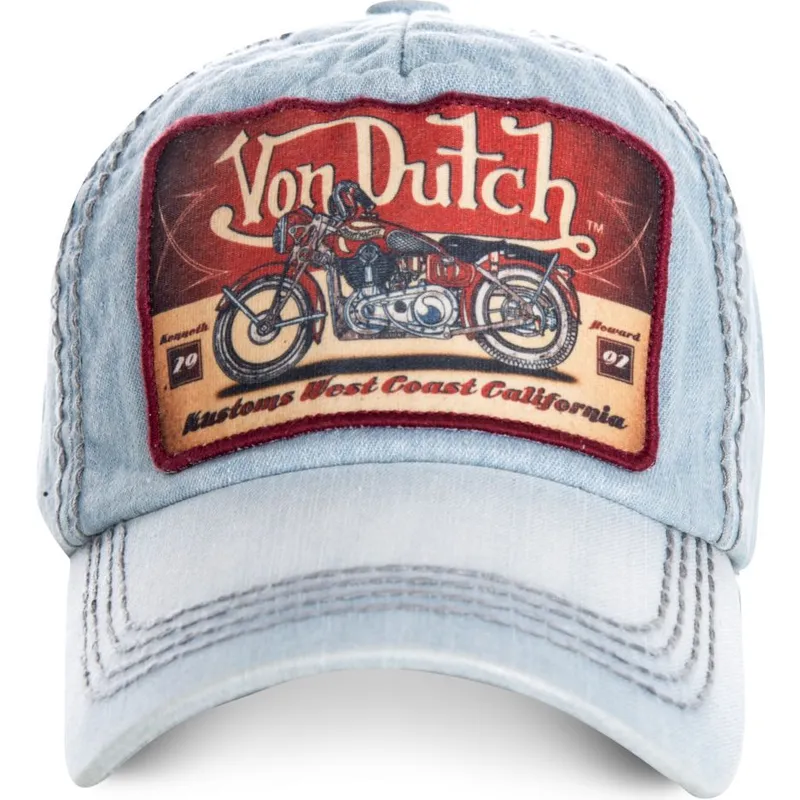 kasketter-buet-bla-justerbar-rem-af-von-dutch kasketter-buet-bla-justerbar-rem-af-von-dutch