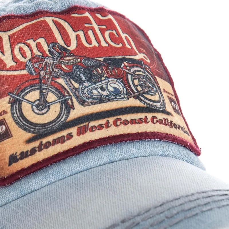 kasketter-buet-bla-justerbar-rem-af-von-dutch kasketter-buet-bla-justerbar-rem-af-von-dutch