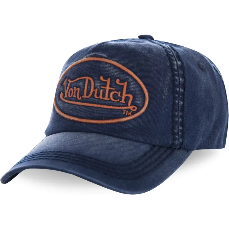 kasketter-buet-marinebla-justerbar-rem-af-von-dutch