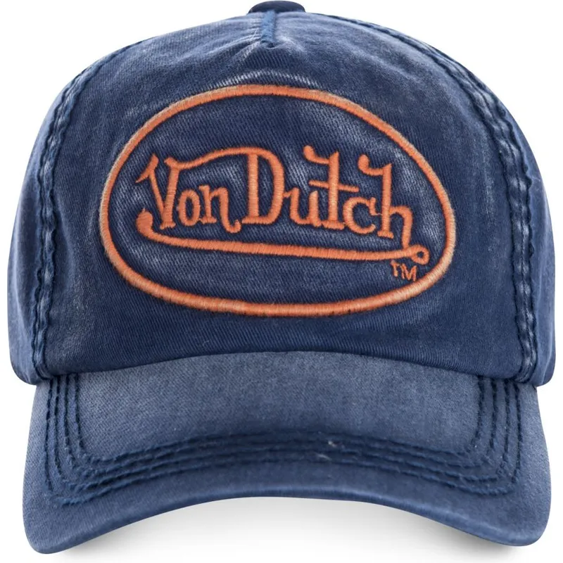 kasketter-buet-marinebla-justerbar-rem-af-von-dutch