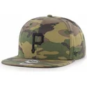 kasketter-flad-camouflage-snapback-negro-fra-pittsburgh-pirates-mlb-af-47-brand