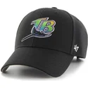 kasketter-buet-sort-justerbar-rem-fra-tampa-bay-rays-mlb-af-47-brand