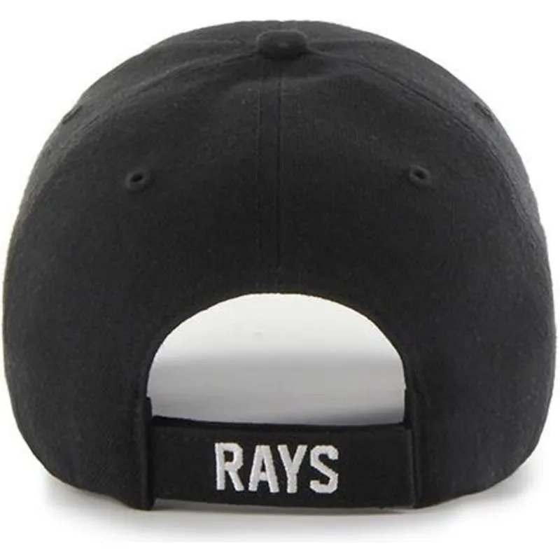 kasketter-buet-sort-justerbar-rem-fra-tampa-bay-rays-mlb-af-47-brand