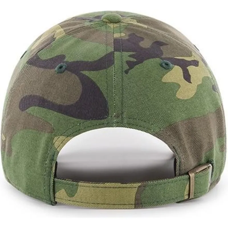 kasketter-buet-camouflage-justerbar-rem-negro-fra-cleveland-indians-mlb-af-47-brand kasketter-buet-camouflage-justerbar-rem-negro-fra-cleveland-indians-mlb-af-47-brand
