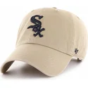 kasketter-buet-beige-justerbar-rem-negro-fra-chicago-white-sox-mlb-af-47-brand