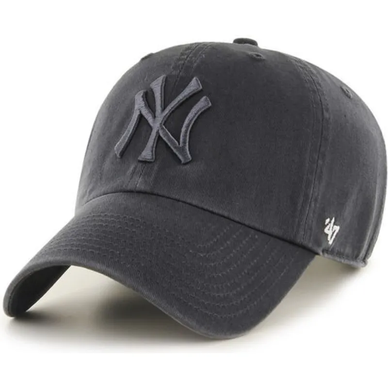 kasketter-buet-gra-justerbar-rem-fra-new-york-yankees-mlb-af-47-brand kasketter-buet-gra-justerbar-rem-fra-new-york-yankees-mlb-af-47-brand