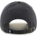 morkegra-buet-kasket-med-morkegrat-new-york-yankees-logo-mlb-clean-up-fra-47-brand
