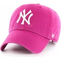 kasketter-buet-rosa-justerbar-rem-orquidea-fra-new-york-yankees-mlb-af-47-brand
