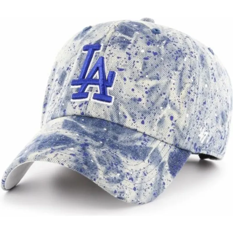 kasketter-buet-bla-justerbar-rem-fra-los-angeles-dodgers-mlb-af-47-brand