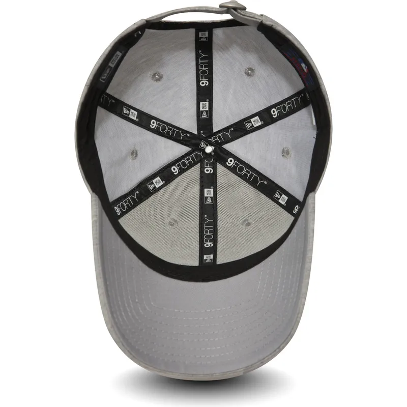 kasketter-buet-gra-justerbar-rem-9forty-fra-new-york-yankees-mlb-af-new-era kasketter-buet-gra-justerbar-rem-9forty-fra-new-york-yankees-mlb-af-new-era