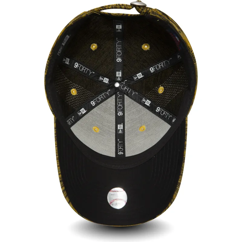 kasketter-buet-gul-justerbar-rem-9forty-negro-fra-new-york-yankees-mlb-af-new-era kasketter-buet-gul-justerbar-rem-9forty-negro-fra-new-york-yankees-mlb-af-new-era