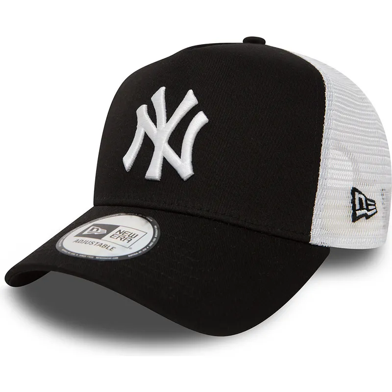 sort-clean-a-frame-2-trucker-kasket-fra-new-york-yankees-mlb-fra-new-era
