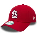 kasketter-buet-rod-justerbar-rem-9forty-the-league-fra-st-louis-cardinals-mlb-af-new-era