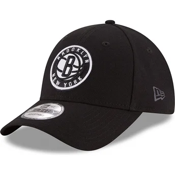 kasketter-buet-sort-justerbar-rem-9forty-the-league-fra-brooklyn-nets-nba-af-new-era