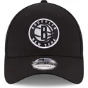 kasketter-buet-sort-justerbar-rem-9forty-the-league-fra-brooklyn-nets-nba-af-new-era