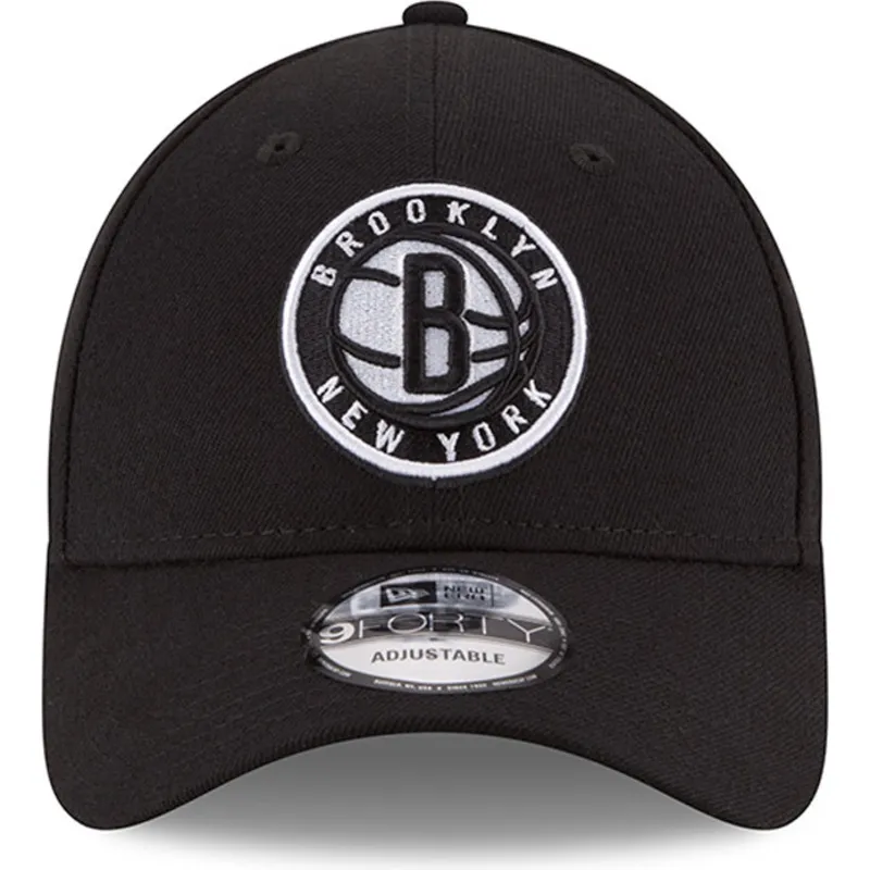 kasketter-buet-sort-justerbar-rem-9forty-the-league-fra-brooklyn-nets-nba-af-new-era