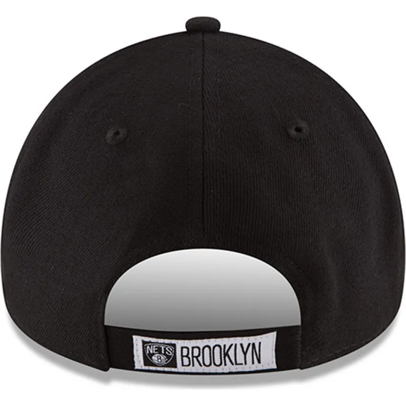 kasketter-buet-sort-justerbar-rem-9forty-the-league-fra-brooklyn-nets-nba-af-new-era