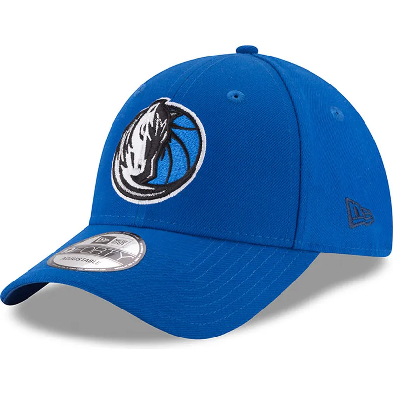 kasketter-buet-bla-justerbar-rem-9forty-the-league-fra-dallas-mavericks-nba-af-new-era