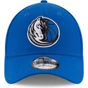 bla-justerbar-9forty-the-league-kasket-med-buet-skygge-fra-dallas-mavericks-nba-af-new-era