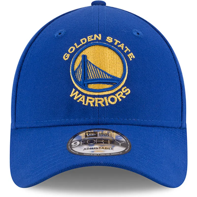 bla-justerbar-kurvet-kasket-9forty-the-league-fra-golden-state-warriors-nba-fra-new-era