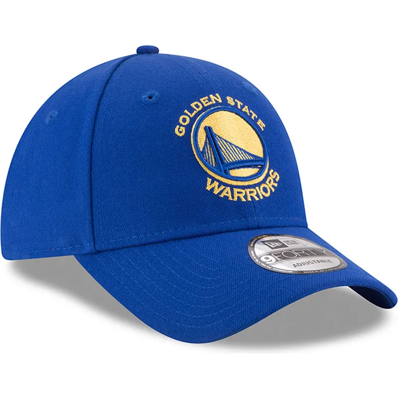 bla-justerbar-kurvet-kasket-9forty-the-league-fra-golden-state-warriors-nba-fra-new-era
