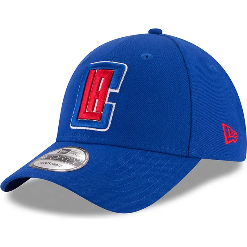 kasketter-buet-bla-justerbar-rem-9forty-the-league-fra-los-angeles-clippers-nba-af-new-era