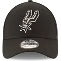 sort-justerbar-curved-kasket-9forty-the-league-fra-san-antonio-spurs-nba-fra-new-era