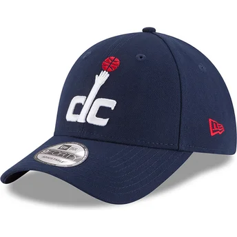 Kasketter buet marineblå justerbar rem 9FORTY The League fra Washington Wizards NBA af New Era