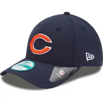 New Era Curved Brim 9FORTY The League Chicago Bears NFL Navy Blue Adjustable Cap