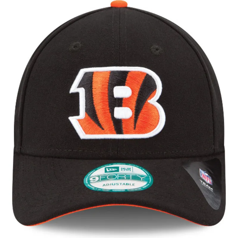 kasketter-buet-sort-justerbar-rem-9forty-the-league-fra-cincinnati-bengals-nfl-af-new-era