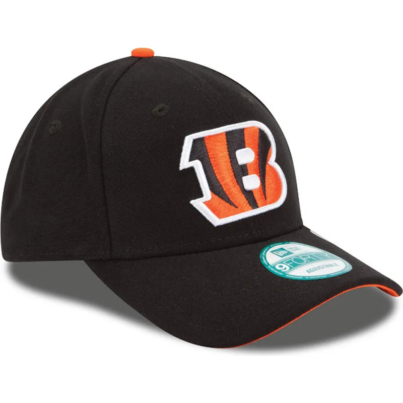 kasketter-buet-sort-justerbar-rem-9forty-the-league-fra-cincinnati-bengals-nfl-af-new-era