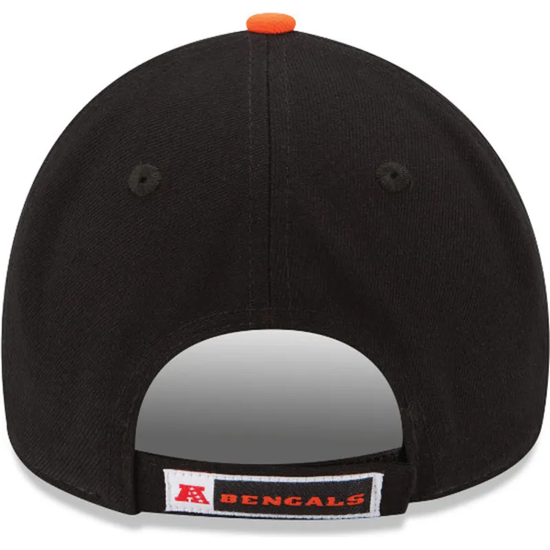 kasketter-buet-sort-justerbar-rem-9forty-the-league-fra-cincinnati-bengals-nfl-af-new-era