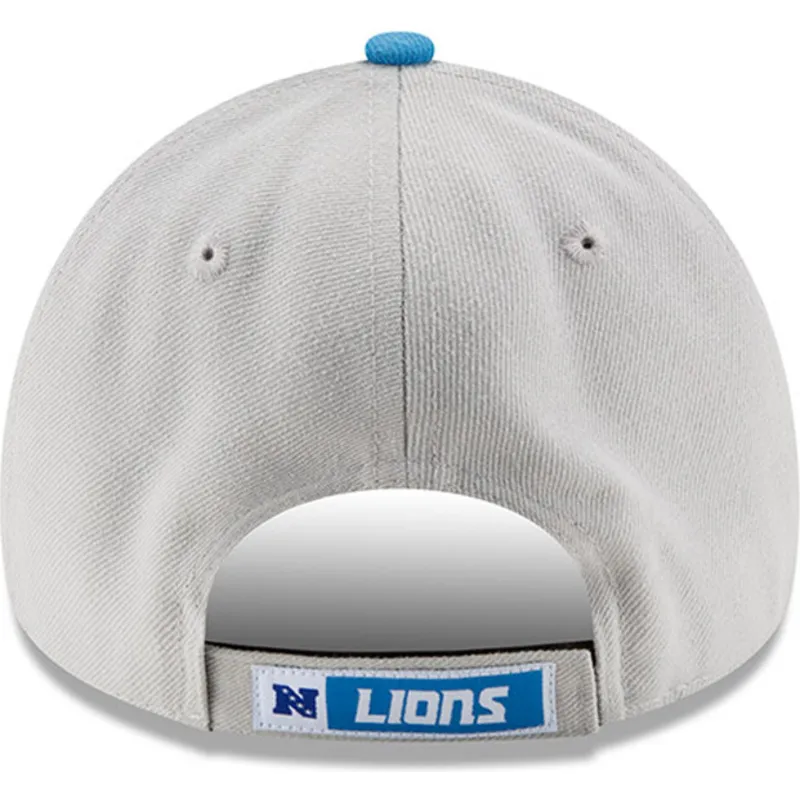kasketter-buet-gra-justerbar-rem-9forty-the-league-fra-detroit-lions-nfl-af-new-era
