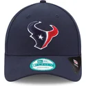 kasketter-buet-marinebla-justerbar-rem-9forty-the-league-fra-houston-texans-nfl-af-new-era