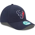 kasketter-buet-marinebla-justerbar-rem-9forty-the-league-fra-houston-texans-nfl-af-new-era