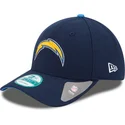justerbar-9forty-the-league-marinebla-buet-kasket-los-angeles-chargers-nfl-fra-new-era