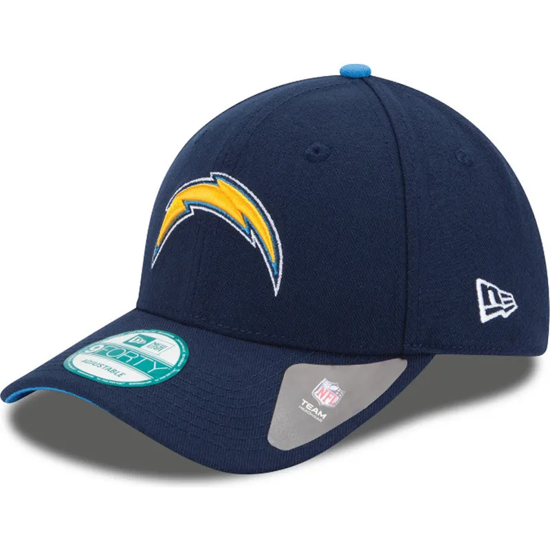 kasketter-buet-marinebla-justerbar-rem-9forty-the-league-fra-los-angeles-chargers-nfl-af-new-era