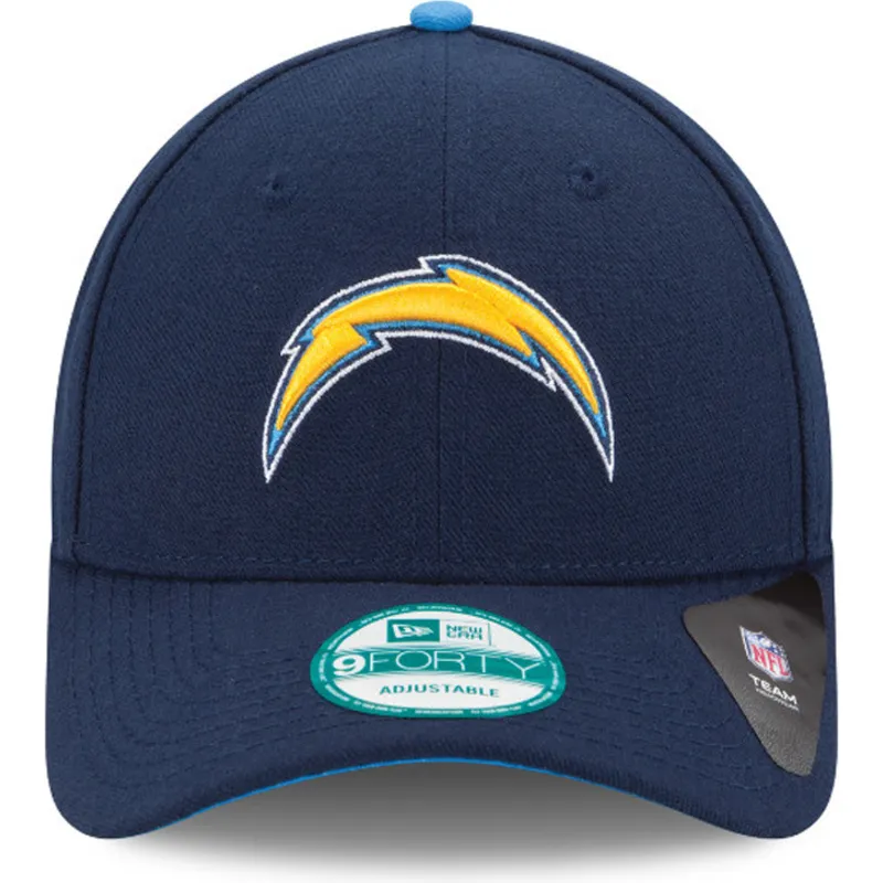 kasketter-buet-marinebla-justerbar-rem-9forty-the-league-fra-los-angeles-chargers-nfl-af-new-era