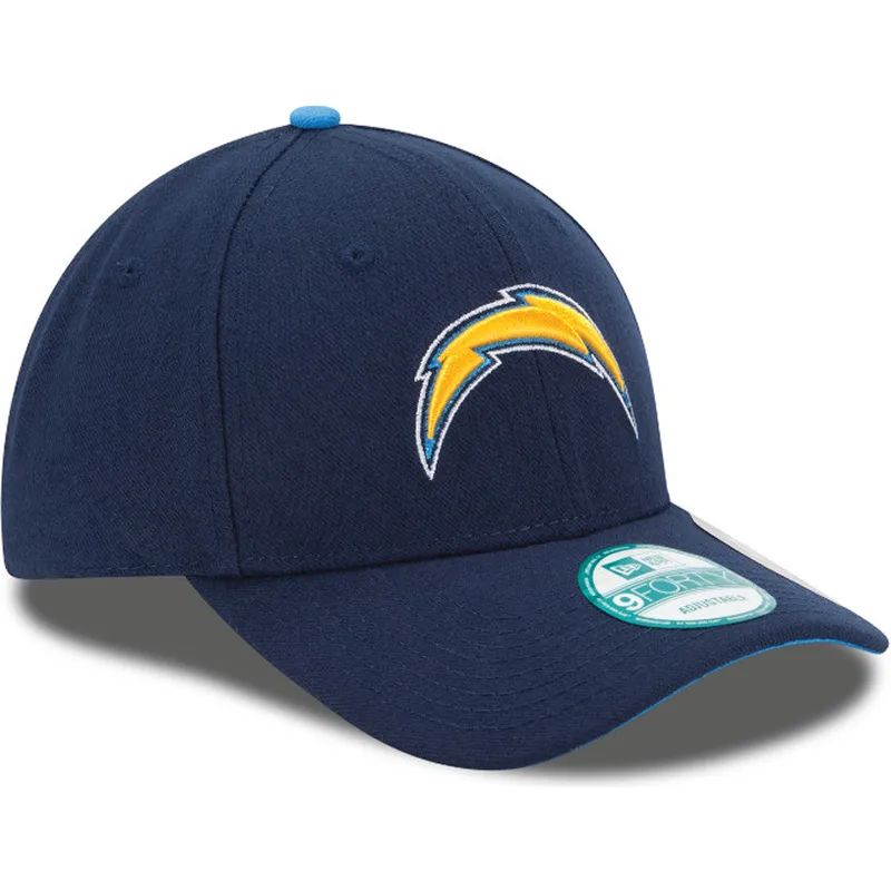 kasketter-buet-marinebla-justerbar-rem-9forty-the-league-fra-los-angeles-chargers-nfl-af-new-era