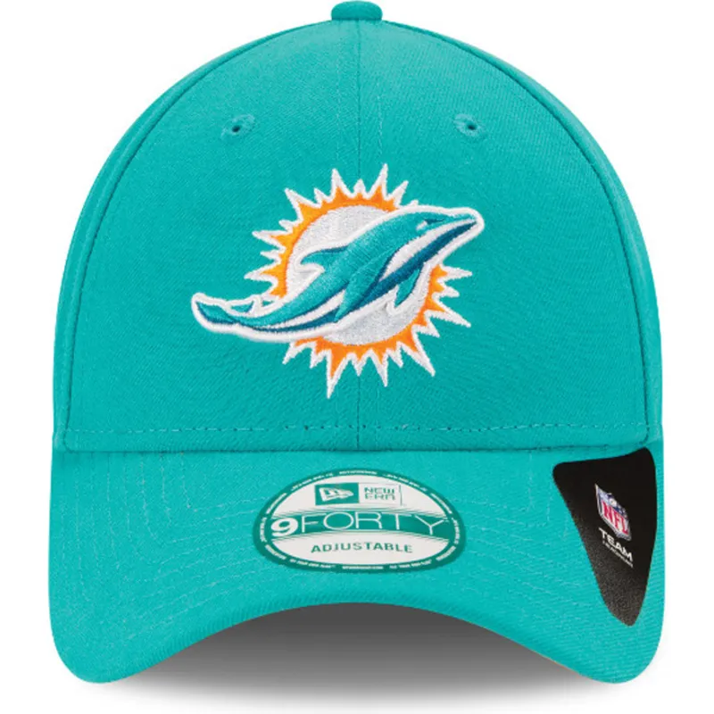 kasketter-buet-bla-justerbar-rem-9forty-team-fra-miami-dolphins-nfl-af-new-era