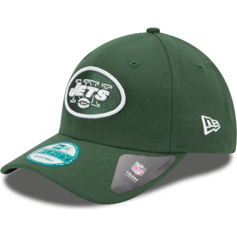 kasketter-buet-gron-justerbar-rem-9forty-the-league-fra-new-york-jets-nfl-af-new-era